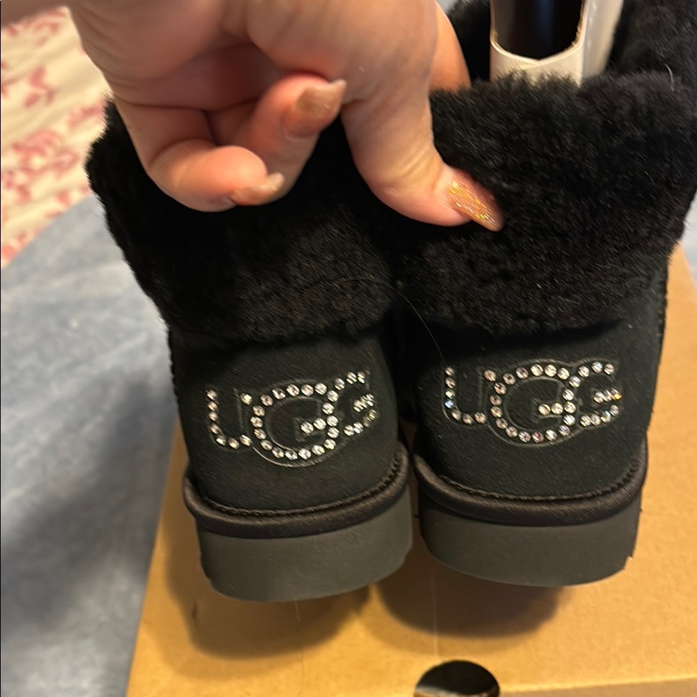 Brand New! Cozy Black  Boots